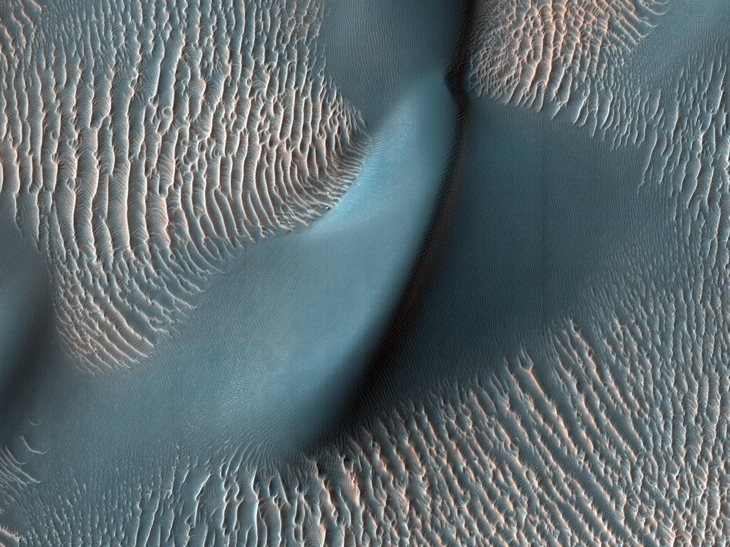 Duna y ripples en Marte — HiRISE